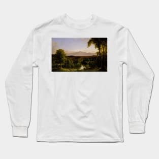 View on the Catskill, Early Autumn by Thomas Cole Long Sleeve T-Shirt